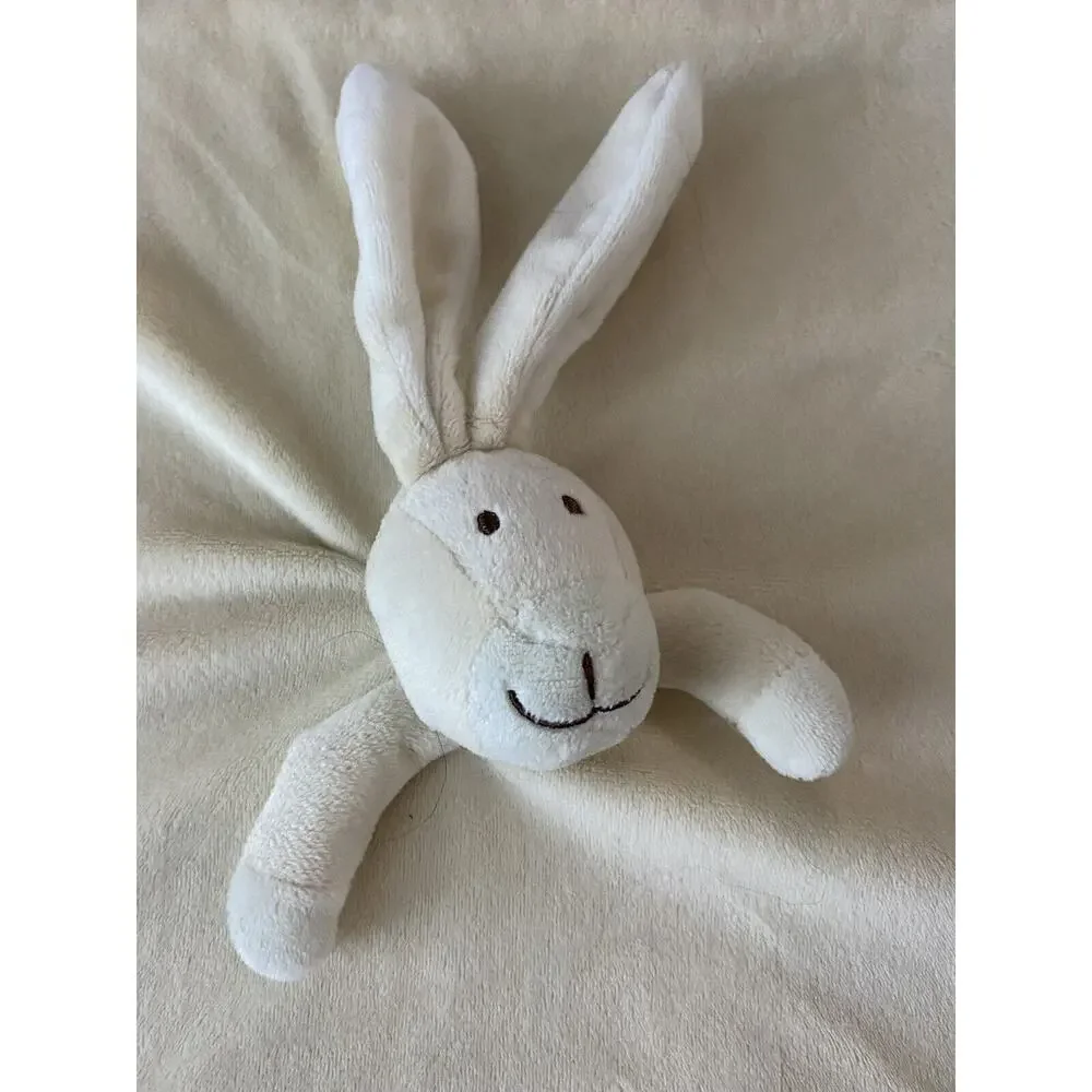 Floppy’s Teddy Kompaniet Diinglisar Beige Bunny Rabbit 13” X 13 1/2” Lovey